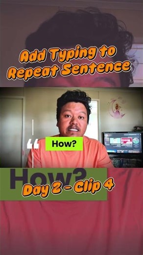 Add Typing to Repeat Sentence Practice #tipsandtricks #repeatsentence #writefromdictation