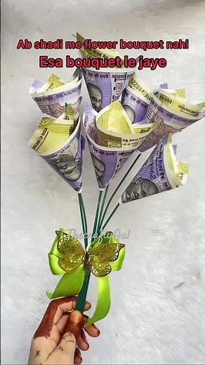 How to make Money Bouquet at home 💸 ₹100 ke notes se banaye Shandaar Gift! #shorts #shagun