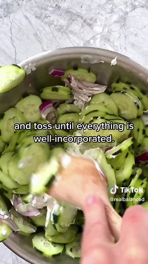 Creamy Dill Cucumber Onion Salad Recipe