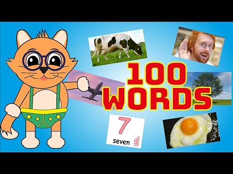 My First 100 Words in English | Numbers, Colours, Animals | Learn English Kids | My First Words