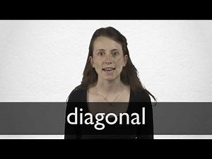 How to pronounce DIAGONAL in British English