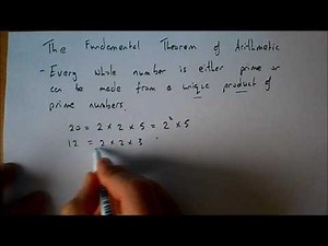 Prime Numbers and The Fundamental Theorem of Arithmetic
