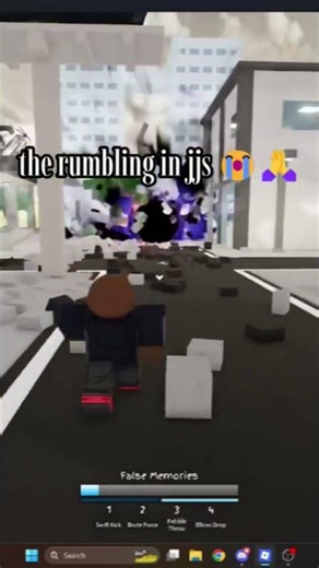The rumbling in jjs😭🙏#jjs #jjk#roblox #aot #meandmybrokenheartlyrics