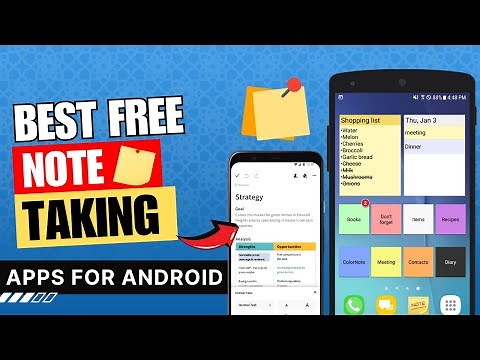 5 Best Free Note Taking Apps for Android | Notes App for Android 📒 ✅ | Phone / Tablet