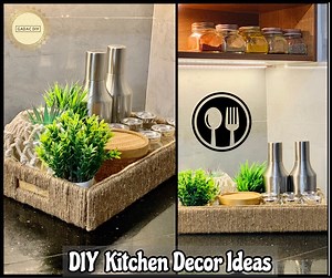 Episode 1 - DIY Kitchen Decor Ideas - Home Decorating Ideas This handmade kitchen decor idea is very simple to make. This will give a new accent to your kitchen and dining area. Check this out and let me know if you like this unique home decor idea. These handicrafts has a nice blend of uniqueness and simplicity.You would be amazed to see the material used to make these decor ideas. These room decorating ideas are very eye catchy and would surprise people. I have tried to utilise multiple simple