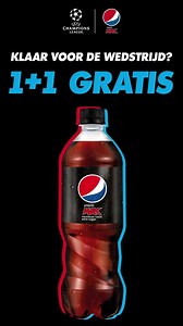 🎵 The champioooons 🎵 Beleef onvergetelijke UEFA Champions League avonden met Pepsi MAX Koop 2 flessen Pepsi MAX 1,5L en krijg er 1 volledig terugbetaald! (Actie geldig t.e.m. 20/12/2020, BE) | Pepsi Max