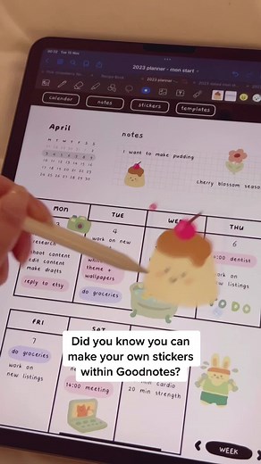 Create Your Own GoodNotes Stickers with Elements!