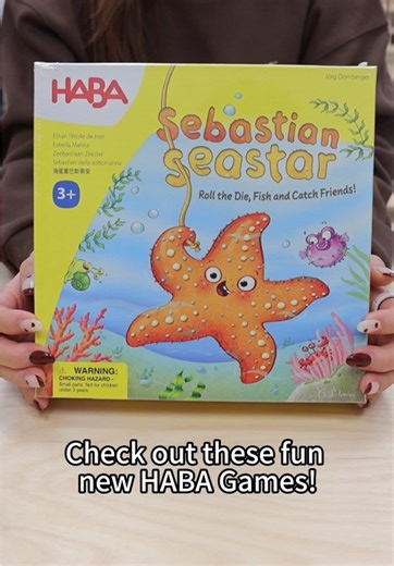 These new HABA games & puzzles are so fun — and so thoughtfully made 🧡 Easy rules, beautiful wooden pieces, and play that actually builds skills. 🎣 Sebastian Sea Star Fishing: color matching, fine motor skills, and turn-taking ☁️ Bao’s Cloudland: solo logic stacking game that builds focus and spatial awareness 🥚 Dancing Eggs: balance, movement, and nonstop laughter for the whole family 🦋 Butterfly 2-in-1 Puzzle: double-sided pieces for twice the puzzle fun Screen-free, durable, and kids keep