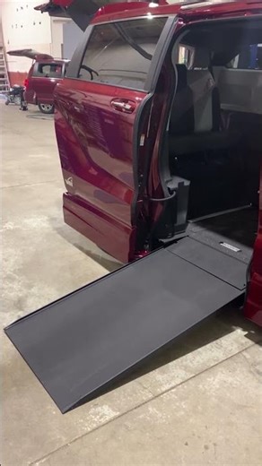 Demonstration of a Side-Entry Wheelchair Van