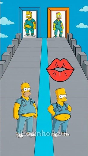 Zombie and Doctor Bart Simpson X Homer The Simpsons