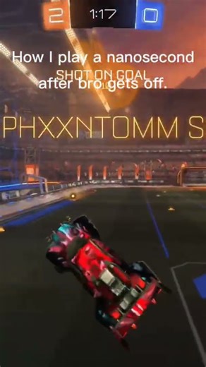 How I play a nanosecond after bro gets off #rl #guessthesong