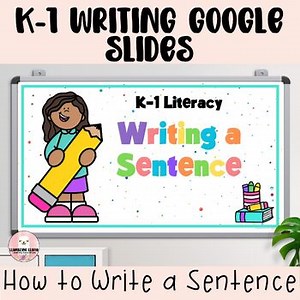 How to Write A Sentence | Sentence Building | Sentence Writing Lesson Slides