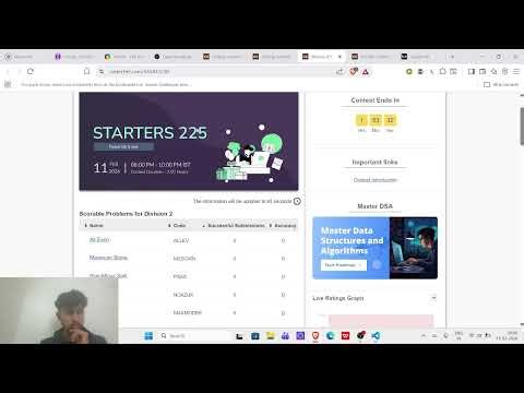 Codechef Contest Starters 225 #codechef