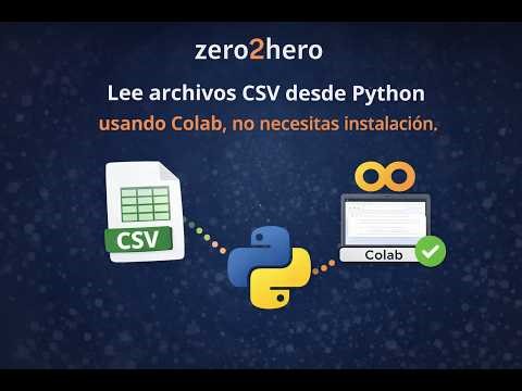 Leer archivos CSV desde Python