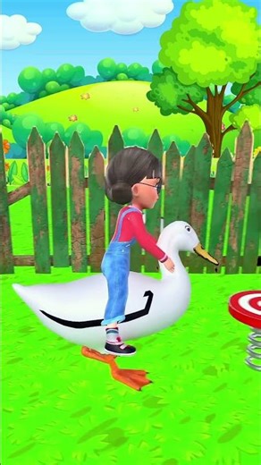 Scary Teacher and Tani Feeds Funny Duck | 3D Cartoon Animation #shorts