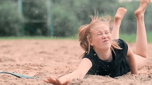 Slow Motion Young Woman Jumping Fall Stock Footage Video (100% Royalty-free) 1031778518 | Shutterstock