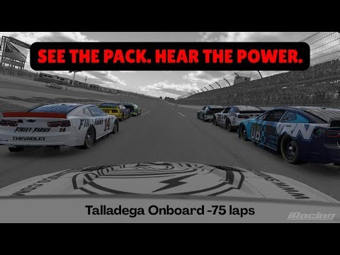 Full Talladega Onboard – 75 Laps of Drafting | MNM Cup Series