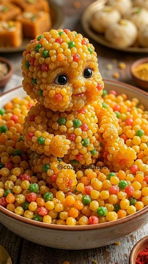 Gentle Sounds | ASMR Therapy on Instagram: "Watch this boondi laddu baby gently make a soft, juicy boondi laddu using tiny hands. No talking. No music. Just pure ASMR sounds — soft boondi falling, gentle pressing, and slow rolling. This video is designed for: • Relaxation • Stress relief • ASMR lovers • Food baby fans Close your eyes, listen carefully, and enjoy the softness. 🤍 boondi laddu asmr boondi laddu baby indian sweet asmr soft food asmr laddu making asmr food baby asmr indian sweets sh