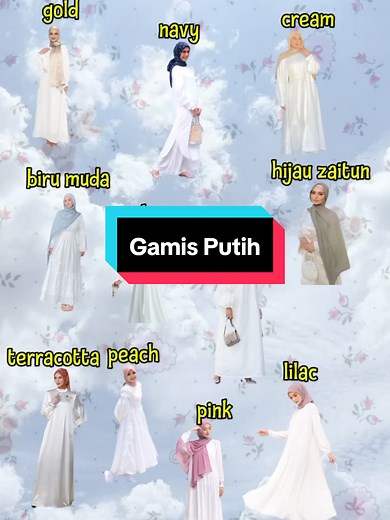 Rekomendasi Jilbab untuk Gamis Putih yang Sempurna