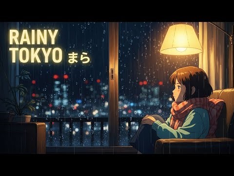 A Peaceful Rainy Day in Tokyo and Paris 🌧️ | Slow Living Anime ASMR
