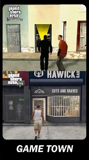 GTA 5 vs San | Evolution of Los Santos Map Comparison🔥Part- 5 #comparison #usa #gta5 #graphics