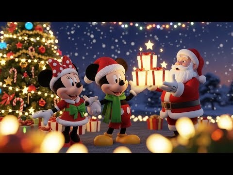 🎄 Mickey & Minnie’s Magical Christmas Party 🎁 | Santa’s Surprise Gifts ✨