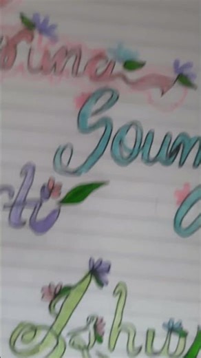 Lettring your names....💗✨️🙈||calligraphy || #diy #calligraphy