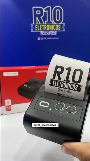 Como instalar Mini impressora Bluetooth térmica 58mm no celular IOS e Android - Tomate MTI-773