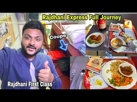 Rajdhani Express First Class Coupe Food Review | Howrah to New Delhi || Indian Railways | Irctc Food