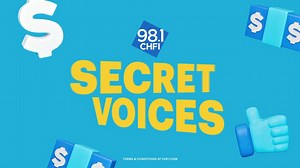The CHFI Secret Voices jackpot is now $103,750! 💰🚨🤩 Take the long weekend & study all the WRONG guesses at CHFI.com. Play next with Pooja & Gurdeep Tuesday morning at 7AM, good luck! 💙 | 98.1 CHFI