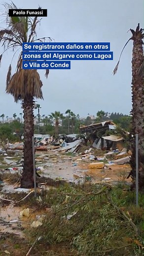 Un tornado arrasa un camping en el Algarve y deja al menos un muerto y varios heridos: hoy el sur de Portugal y España pasan la peor parte de la borrasca Claudia #borrascaclaudia #albufeiraportugal #temporal #tornado | 20minutos.es