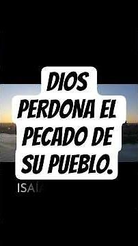 DIOS PERDONA EL PECADO DE SU PUEBLO.✝️