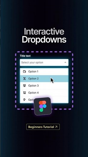 Figma Dropdown Menu Prototype - Beginners Tutorial #webdesign #dropdownmenu #dropdown #dropdownlist