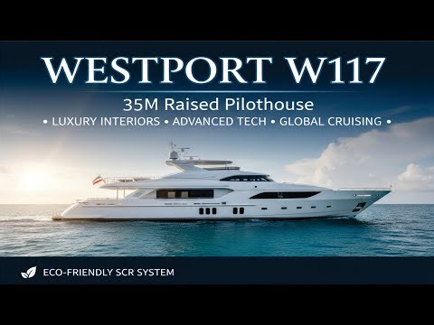Westport W117 Yacht Tour: American Luxury, Next-Gen Technology & Eco-Friendly SCR System