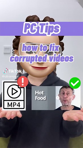 fix/repair corrupted videos in #pc #pctips #techtoktips #windows #learnontiktok #fyp
