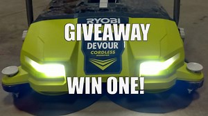 3.9K views · 35 reactions | GIVEAWAY! We are giving away a RYOBI POWER TOOLS 18-volt Devour Sweeper. Giveaway ends March 15th. Watch the short video for information on the Giveaway. #giveaway | WorkshopAddict.com | Facebook