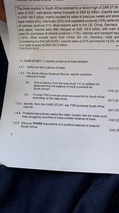 1.4. CASE STUDY 1.4 depicts a balance of trade situation.4.  ... | Filo