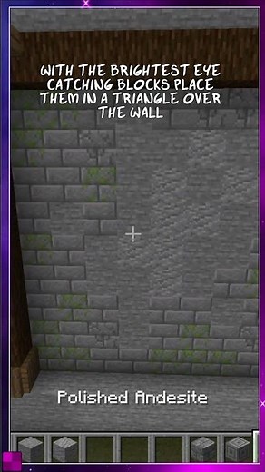 Minecraft- Rapid Stone Brick Texturing Tutorial #minecraft