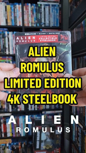 Here's an up-close & detailed FIRST LOOK Unboxing of the Limited Edition 4K Steelbook release of Alien Romulus from @Disney Studios & @20th Century Studios #Alien #AlienRomulus #Xenomorph #Disney #Steelbook #Movies #Film #Cinema #Collector #Collection #4K #Unboxing #MoviesToWatch #MovieRecommendation
