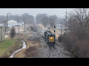 CSX’s Only Train in Flora, IL on the Illinois Subdivision - February 12, 2025