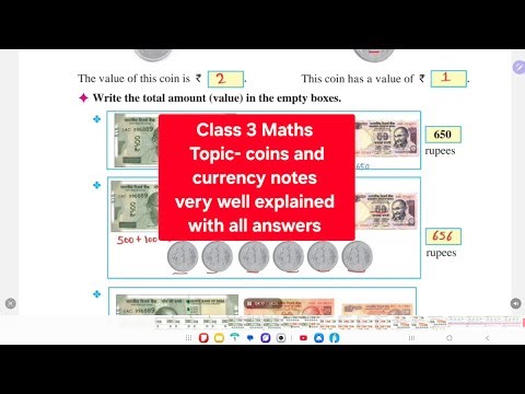 Class 3 Maths | Coins and Currency | Easy Explanation with Answers | Maharashtra State Board
