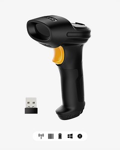 2.4GHz 1D Wireless Barcode Scanner with 35m Range, BCST-60