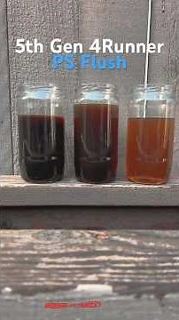 Toyota 4Runner 5th Gen Power Steering Fluid Flushed.