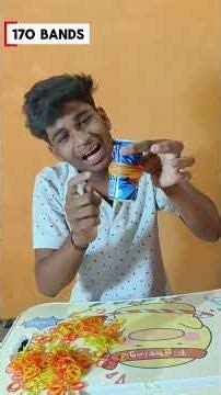 Can vs 600 Rubber Bands 🥤⚡