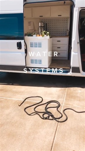 How we fill and dump our water tanks! #vanlife #tinyhouse #fyp #vanconversion #foryou