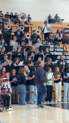 Band Director Zach Peycha and his Pep Band Crew has been electric this winter! Thanks for coming out to our Boys and Girls Basketball games‼️ | NorthWood High School Athletics