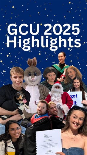 What a year it has been for GCU Student Life, so let's look back on it together!✨ We covered some of the most important milestones including our #Classof2025 graduations, final pieces of university work hand in, Freshers' Week, welcoming our new wave of students and SO much more💙 See you all in 2026 for more student action!🎉 | GCU Student Life