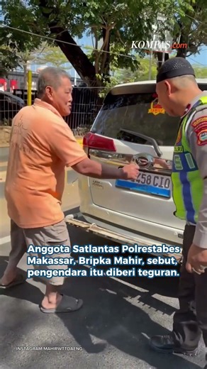 Pasang Bumper Berduri dan Pelat Mobil Listrik, Pengemudi LCGC Ditegur Polisi