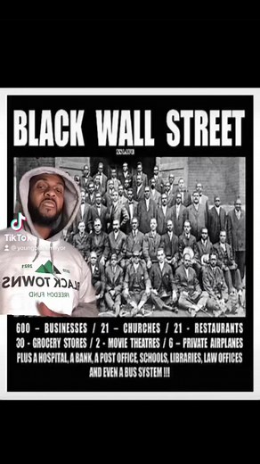 How Rich Was Black Wall Street #history #Oklahoma #Tulsa #blackwallstreet #wealth #legacy #power #influencers #YoungBlackMayor #BlackCalabasas #BlackTowns #MoveBlack | Young Black Mayor
