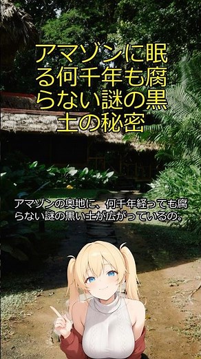 【アマゾンに眠る何千年も腐らない謎の黒土の秘密】